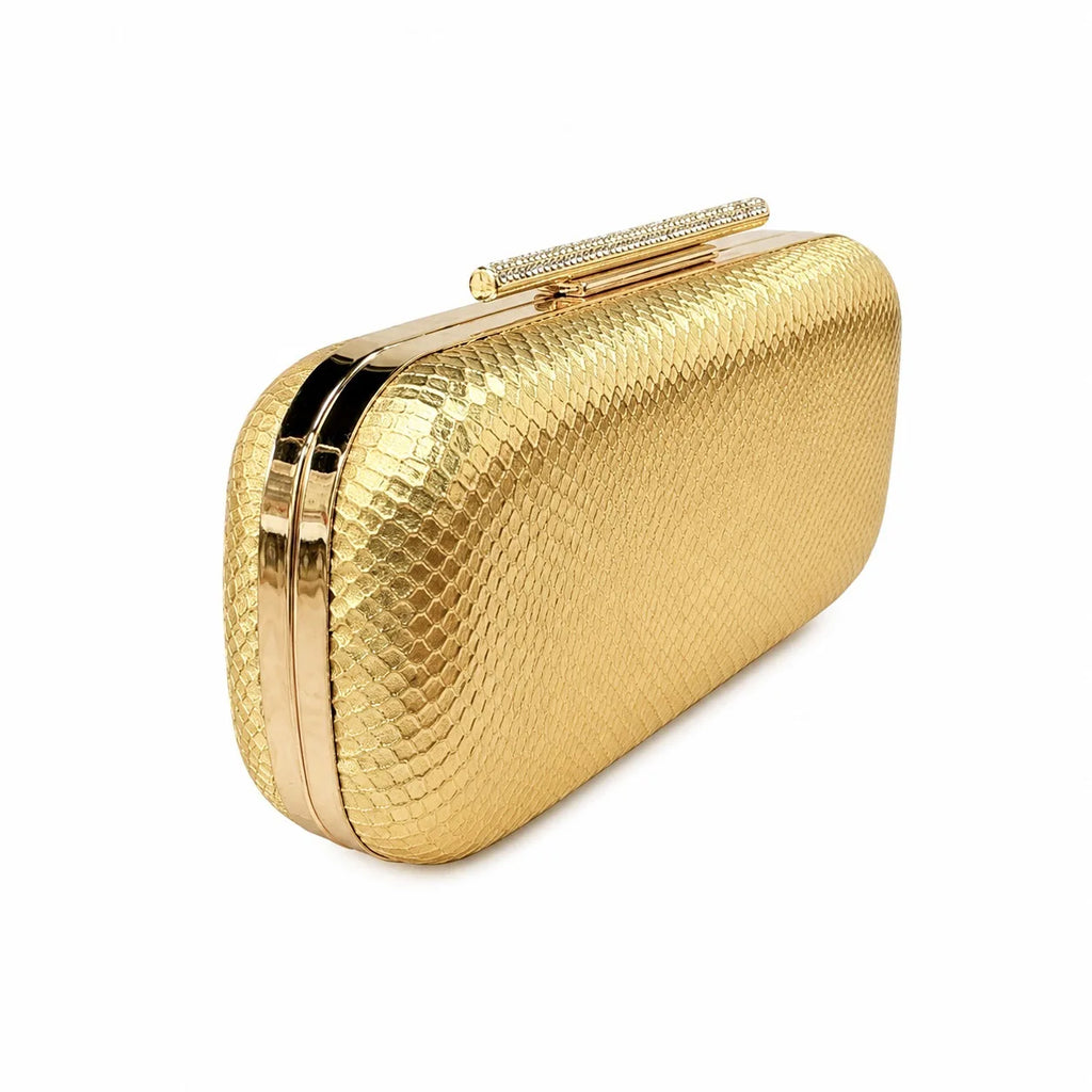 Textured Box Evening Clutch
