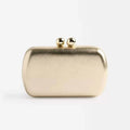 Studded Kiss-Lock Clutch Bag