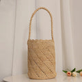 Woven Bucket Shoulder Bag