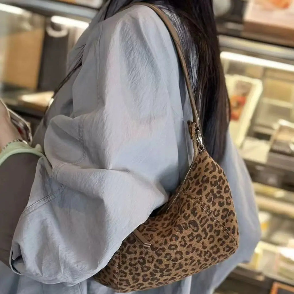 Leopard-Print Shoulder Bag