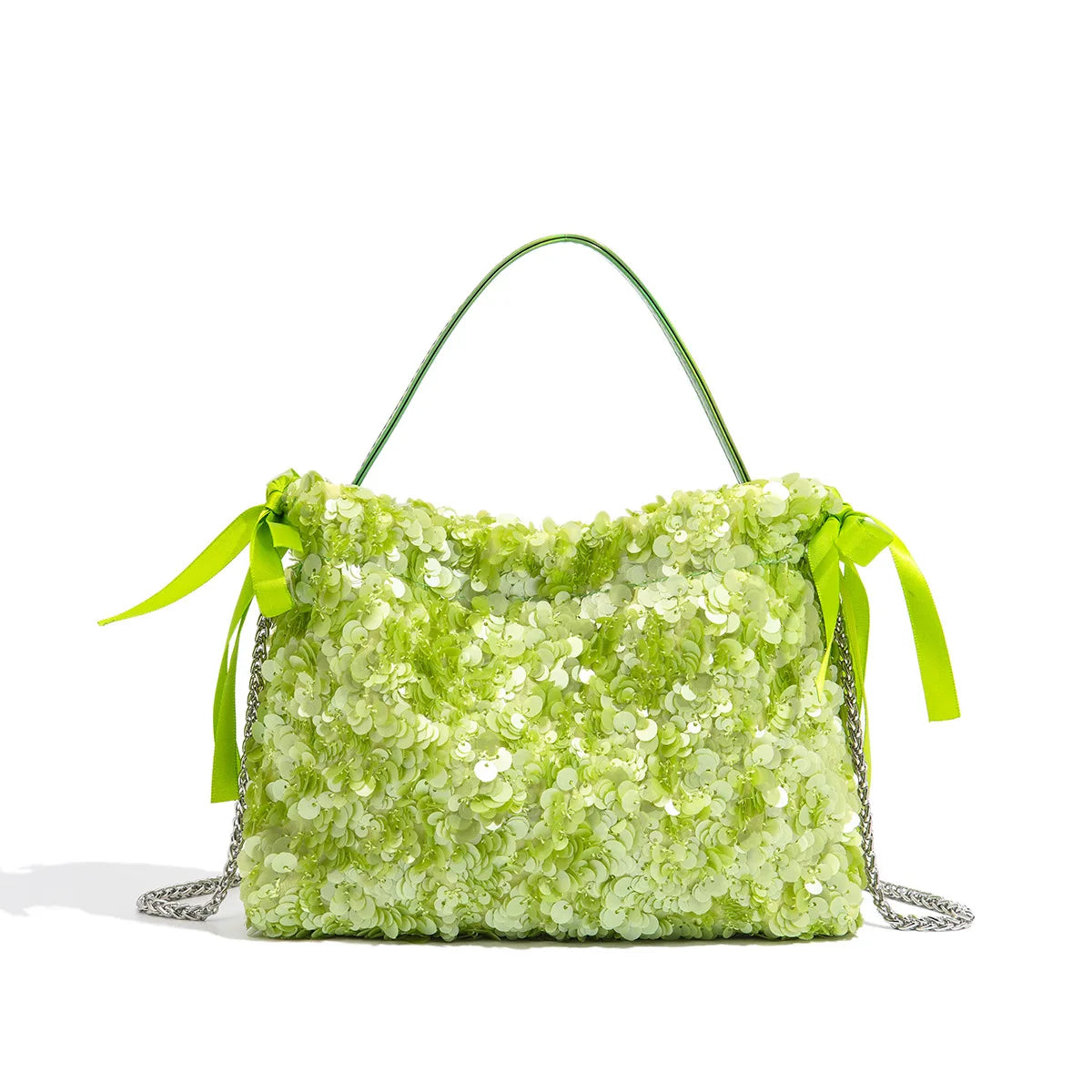 Sequin Chain Evening Bag