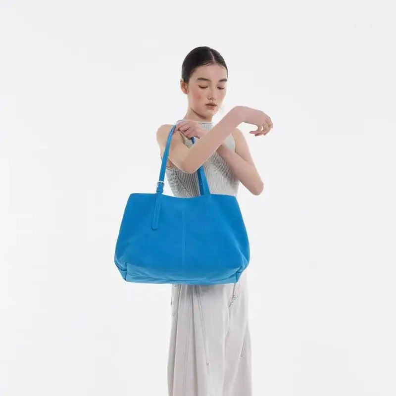 Blue Soft Tote Bag