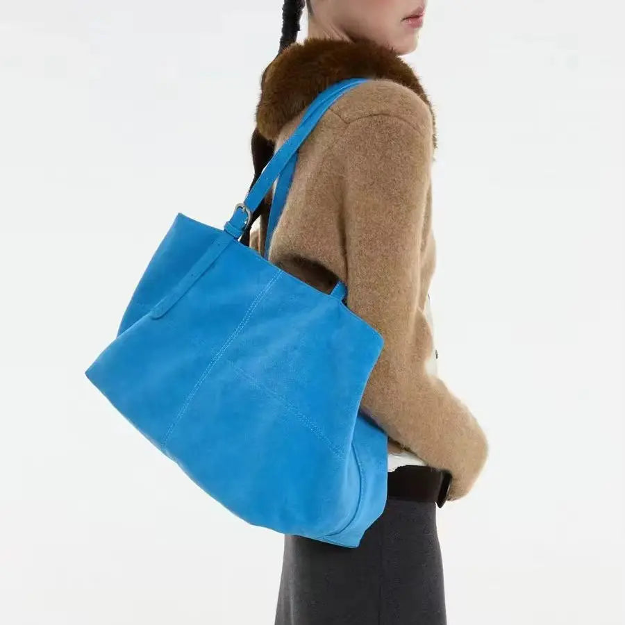 Blue Soft Tote Bag
