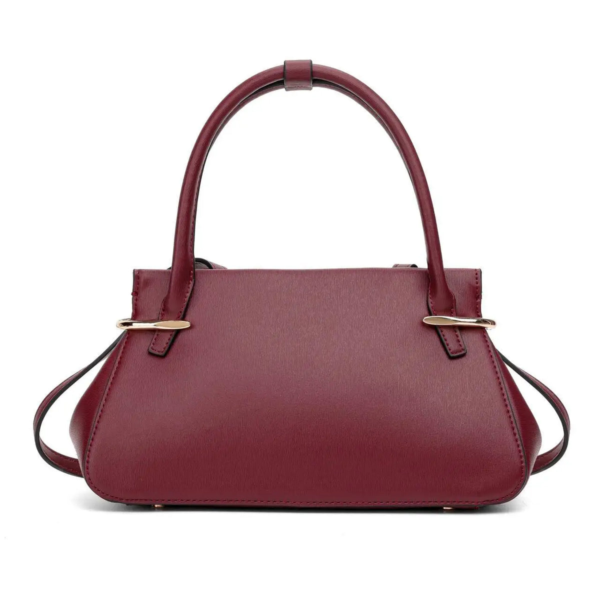 Structured Trapeze Top-Handle Bag