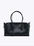 Structured Shoulder Tote Bag