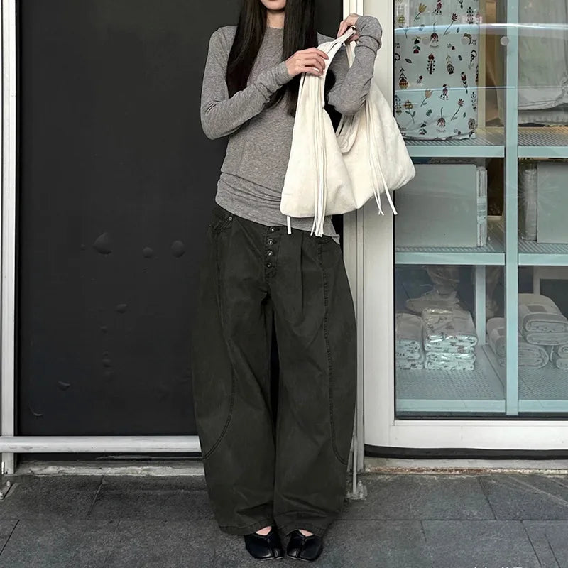 Fringed Slouchy Shoulder Bag