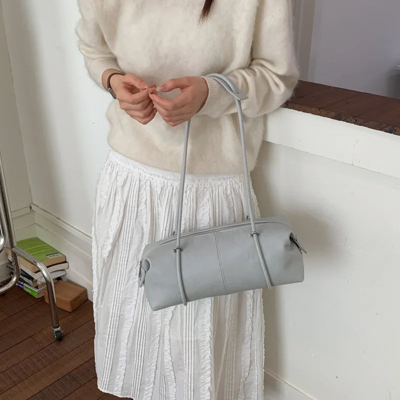 Cylindrical Shoulder Bag