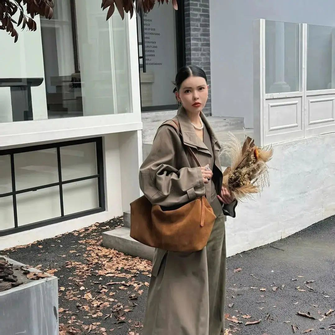 Slouchy Shoulder Tote Bag